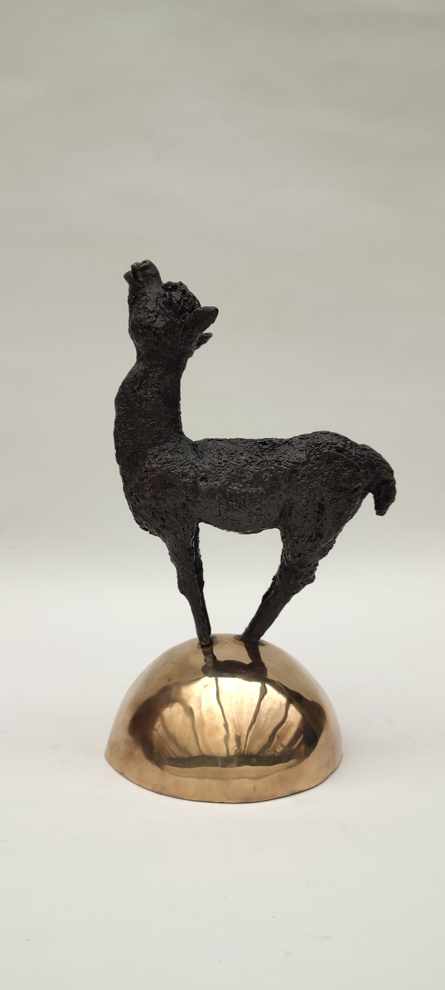 BRONZE CAST SCULPTURE "Adventurous Alpaca" Limited Edition